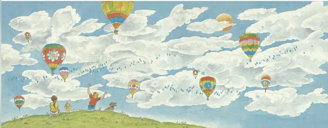 夏天主题儿童绘本故事《夏天的天空》