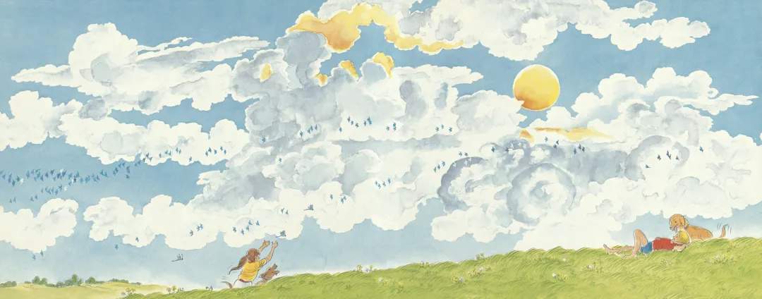 夏天主题儿童绘本故事《夏天的天空》