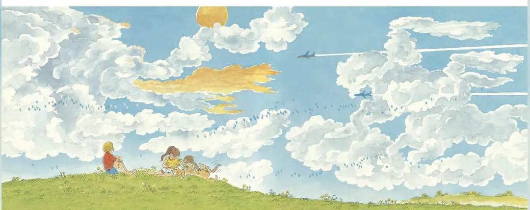 夏天主题儿童绘本故事《夏天的天空》