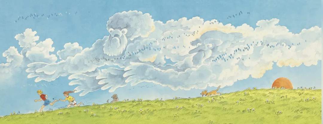 夏天主题儿童绘本故事《夏天的天空》