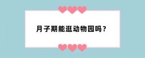 月子期能逛动物园吗？