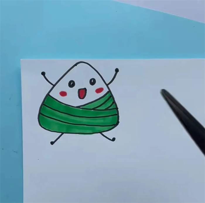 端午节手工小制作：摇摆小粽子
