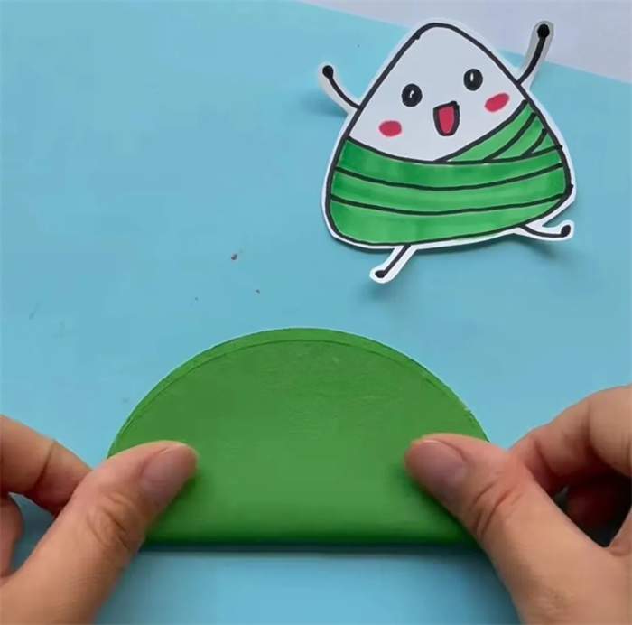 端午节手工小制作：摇摆小粽子