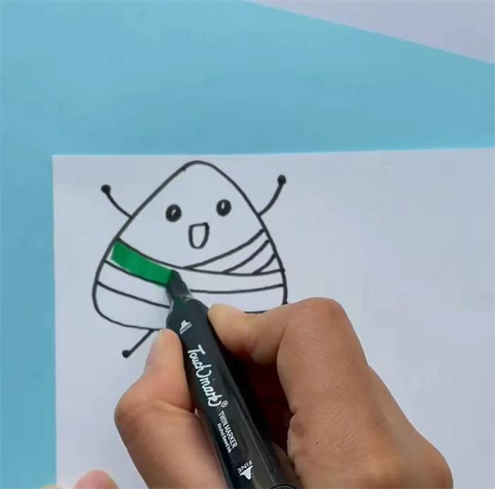 端午节手工小制作：摇摆小粽子