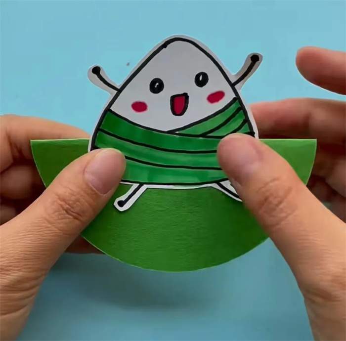 端午节手工小制作：摇摆小粽子