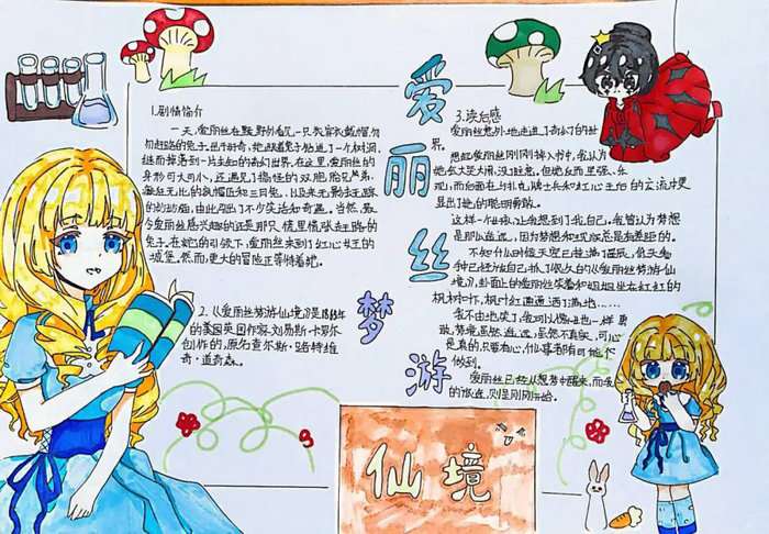 五六年级阅读手抄报图片