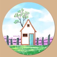 少儿美术课程《温馨雅致的小木屋》