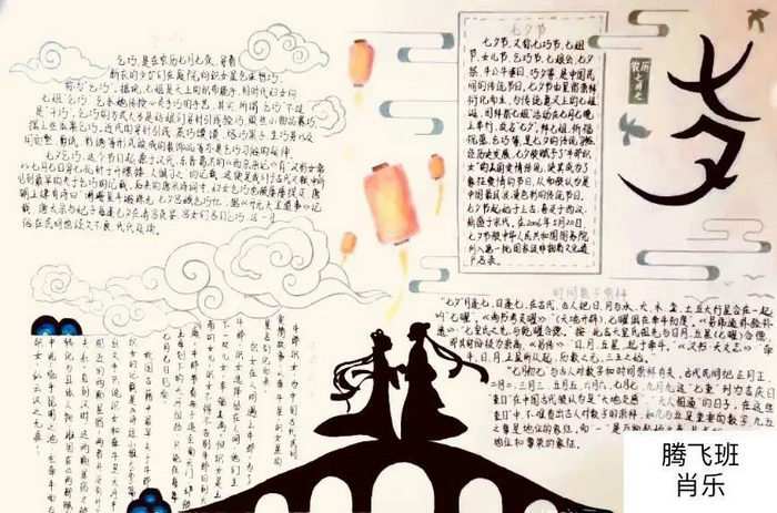 七夕节手抄报图片及内容