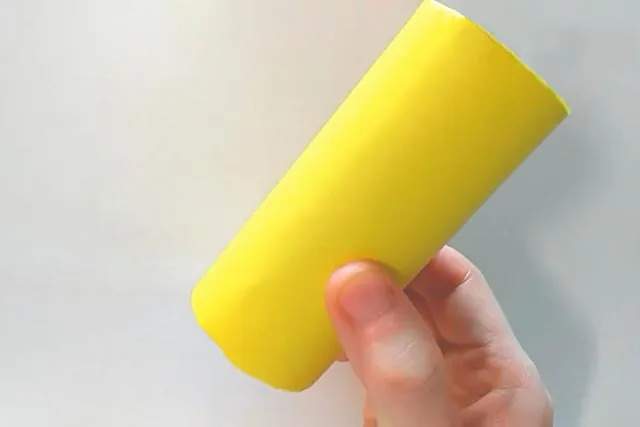 卫生纸筒废物利用手工制作小房子