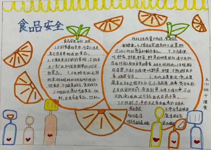 食品安全手抄报图片及内容