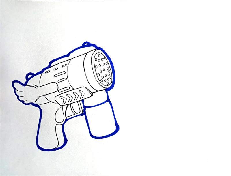 夏季少儿美术课程 童年乐趣之《泡泡枪》