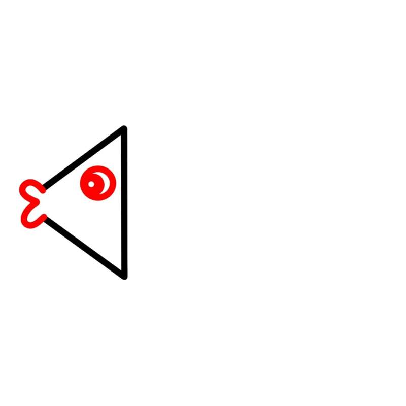 可爱的热带鱼简笔画图片教程