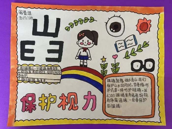 六月六日全国爱眼日手抄报图片及内容