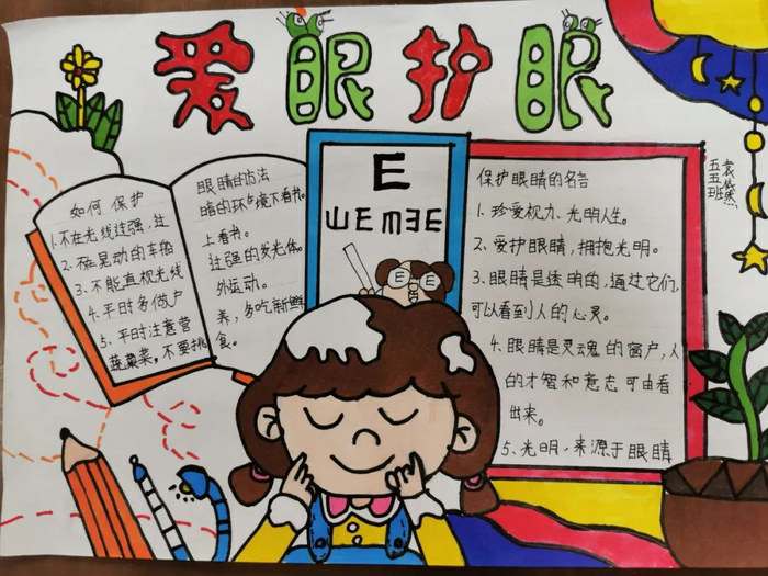 六月六日全国爱眼日手抄报图片及内容