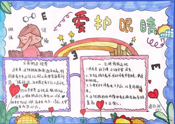 六月六日全国爱眼日手抄报图片及内容