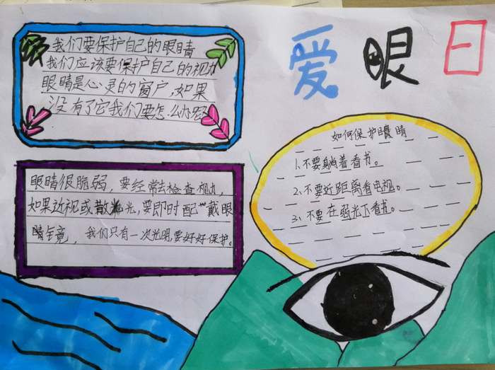 六月六日全国爱眼日手抄报图片及内容