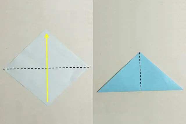 幼儿折纸手工简单：怎么折纸鱿鱼(步骤图解)