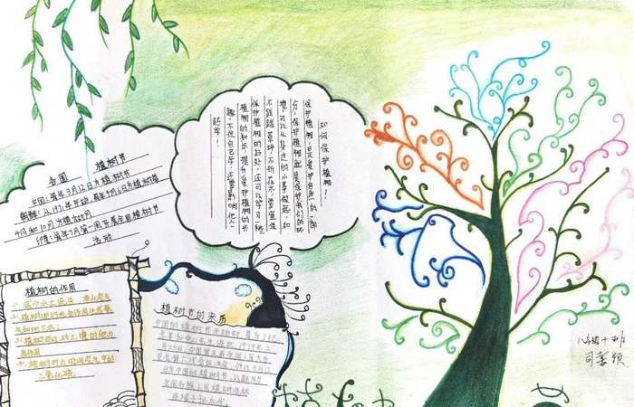 绿色家园人人共创手抄报图片及内容