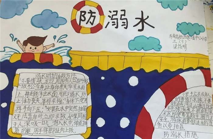 防溺水手抄报图片及内容