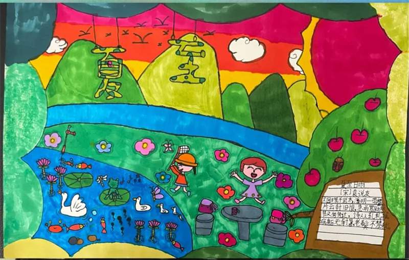 夏至手抄报图片及内容简单又漂亮