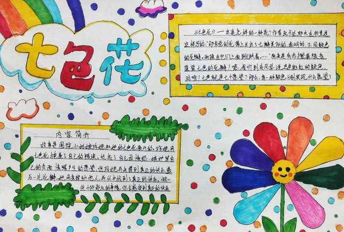 小学生我爱读书手抄报图片