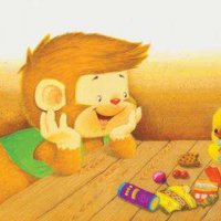 儿童睡前故事：小猴吃零食