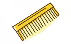 梳子简笔画画法简单