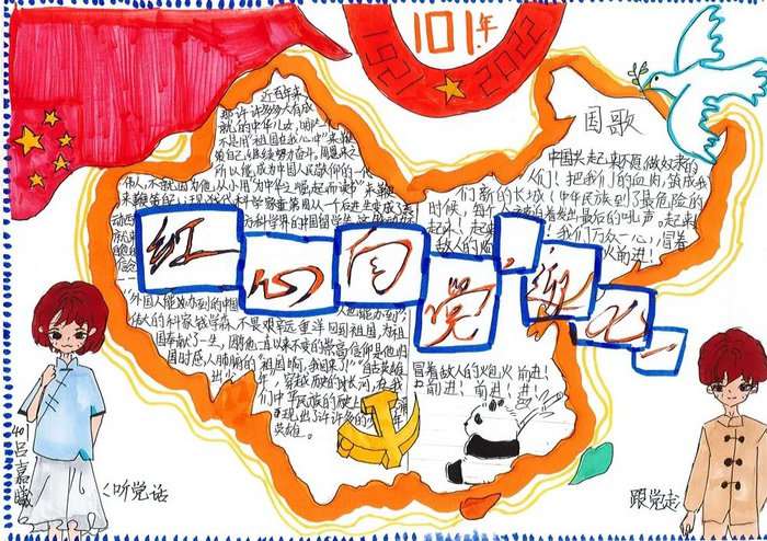 七一建党节手抄报图片及内容