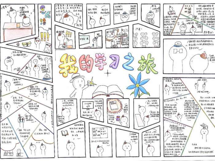 我的学习之旅手抄报图片及内容