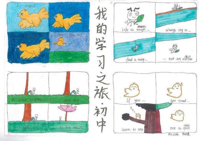 我的学习之旅手抄报图片及内容