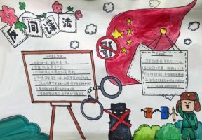 小学生反间谍法手抄报图片简单（精选9张）