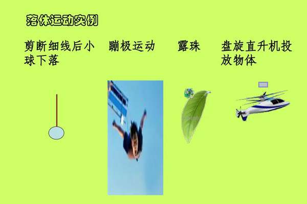 幼儿园大班科学教案《物体的自由下落》含反思