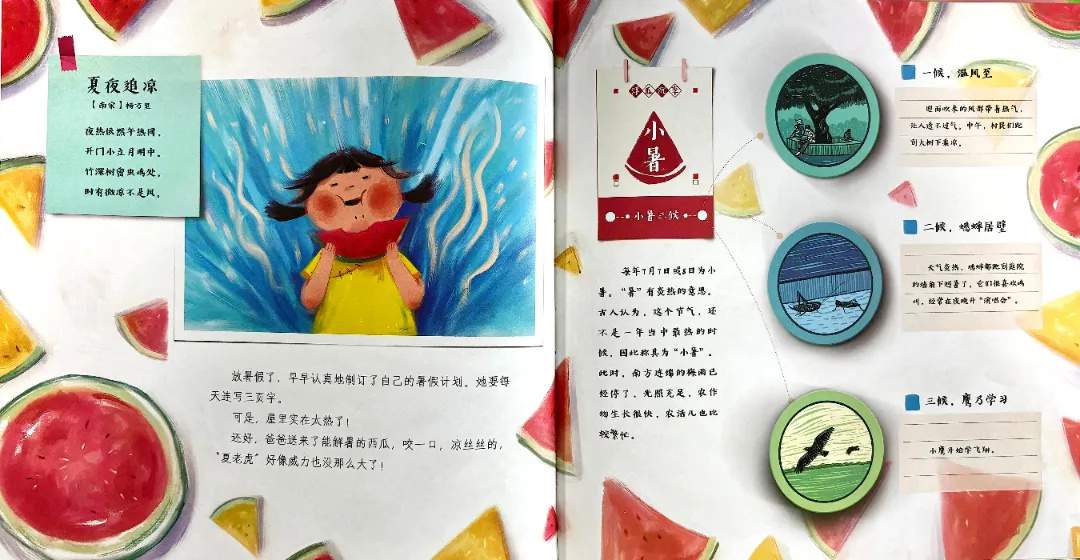 儿童绘本故事《我身边的二十四节气》夏长篇
