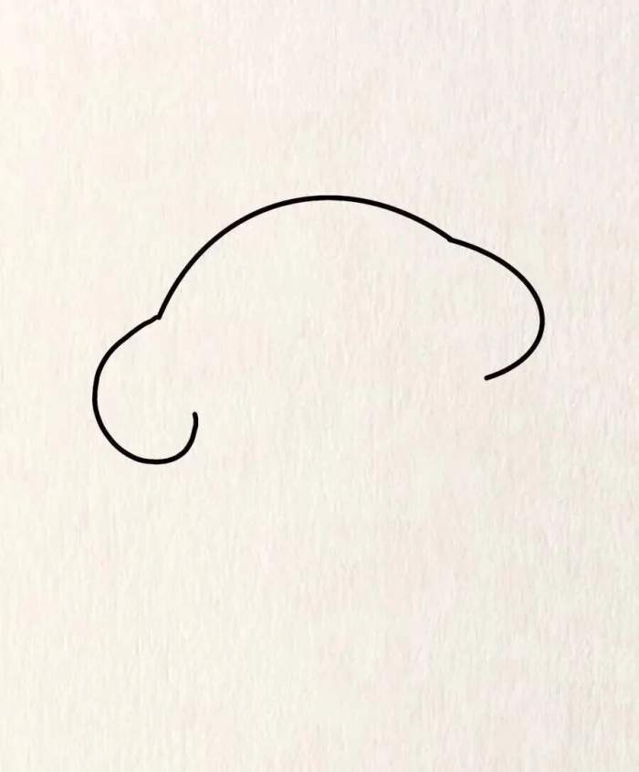 微笑的狗狗简笔画