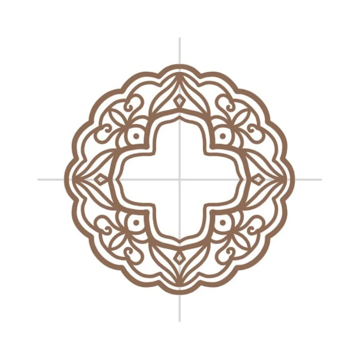 中秋节花好月圆月饼简笔画教程