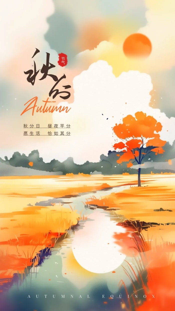 24句秋分祝福语朋友圈文案，走心至极！