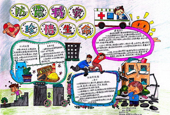 地震知识科普手抄报图片