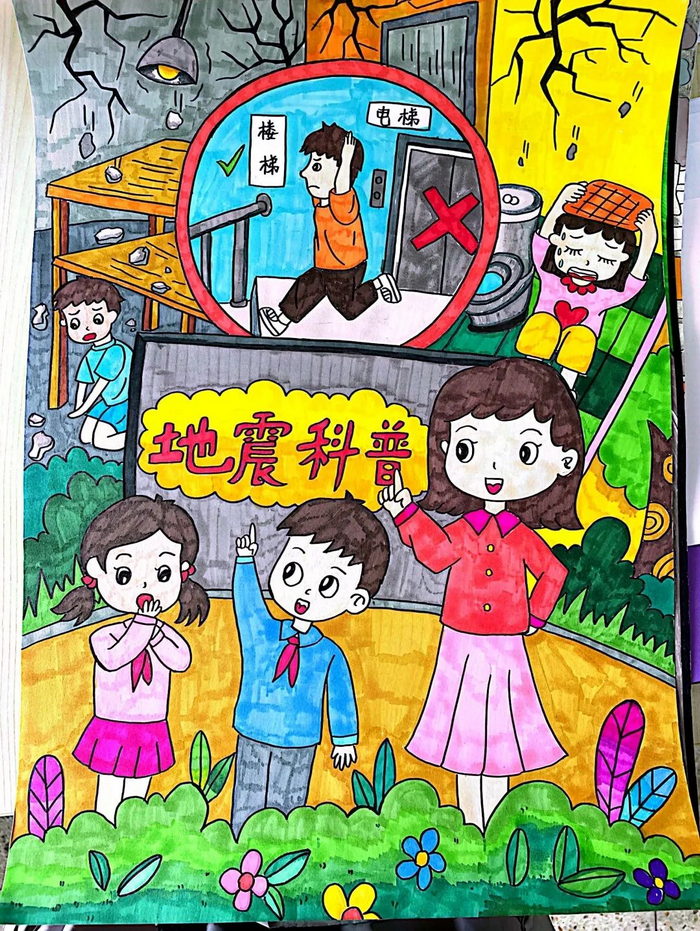 地震小知识手抄报