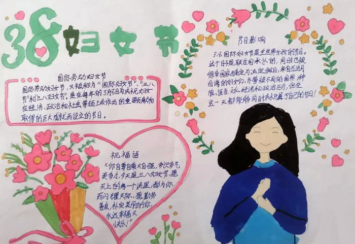 妇女节手抄报简单好看