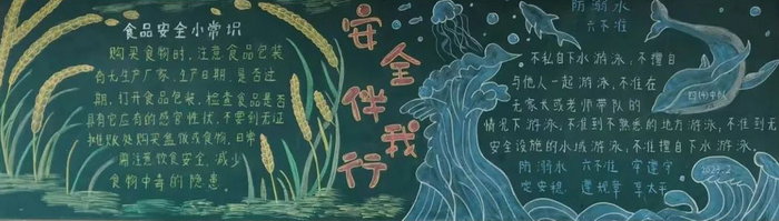 安全教育主题黑板报图片