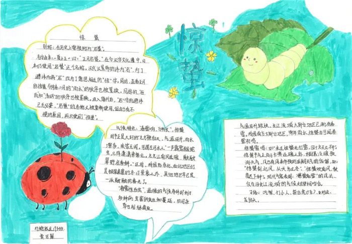 最简单的惊蛰手抄报