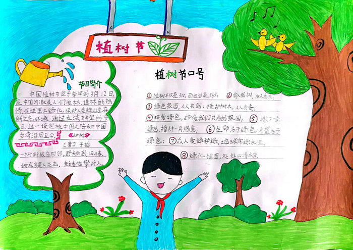 植树节手抄报大全图片