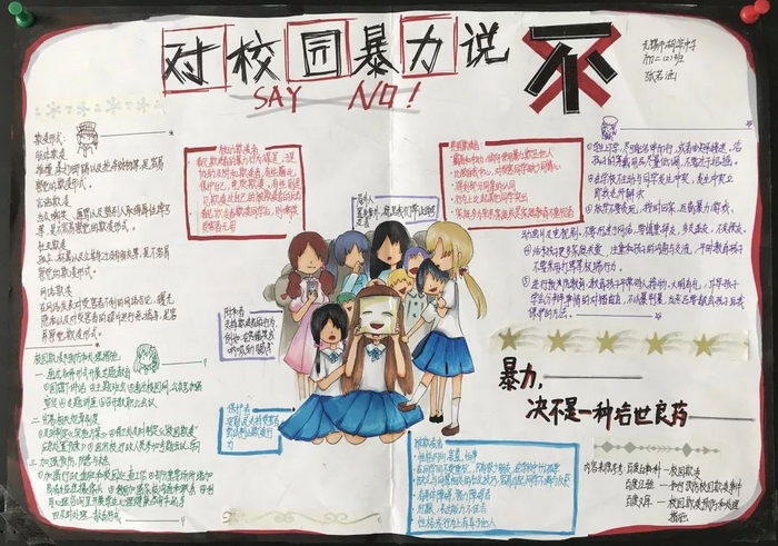 法制宣传周手抄报(初中生)